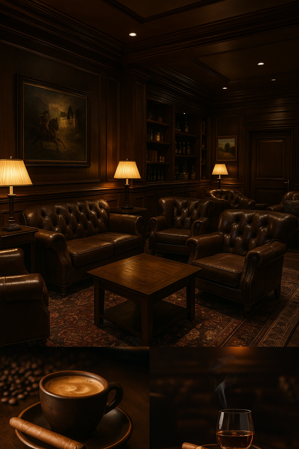 Luxury lounge interior